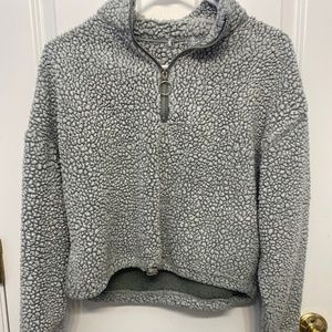 Fuzzy, long sleeve sweatshirt